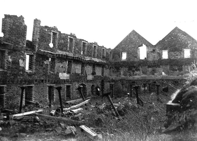 Jura Maltings in 1960s shown in disrepair Photo: Neil Wilson