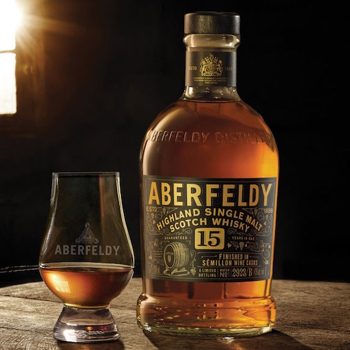 Aberfeldy 15 Year Old Cadilac White Wine Finish Single Malt Whisky