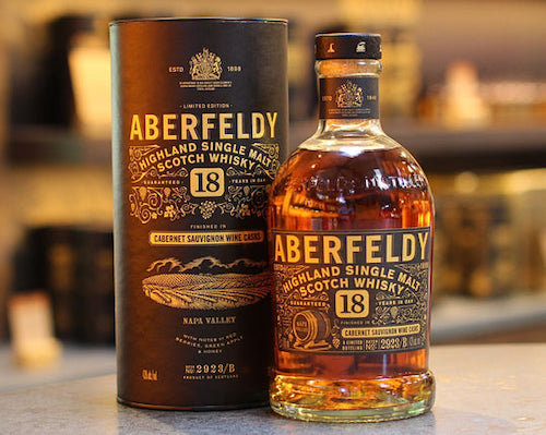 Aberfeldy 18 Year Old Napa Valley Red Wine Cask Finish Single Malt Whisky