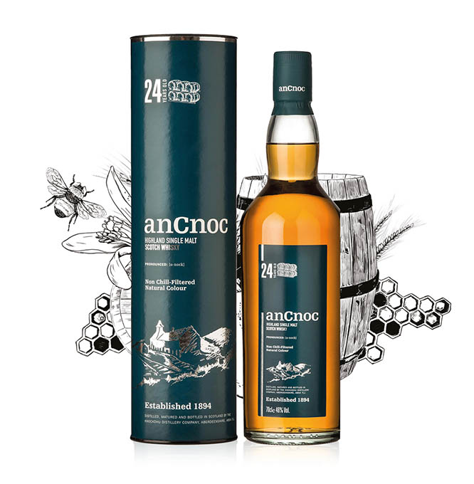 AnCnoc 24 Year Old Single Malt Whisky