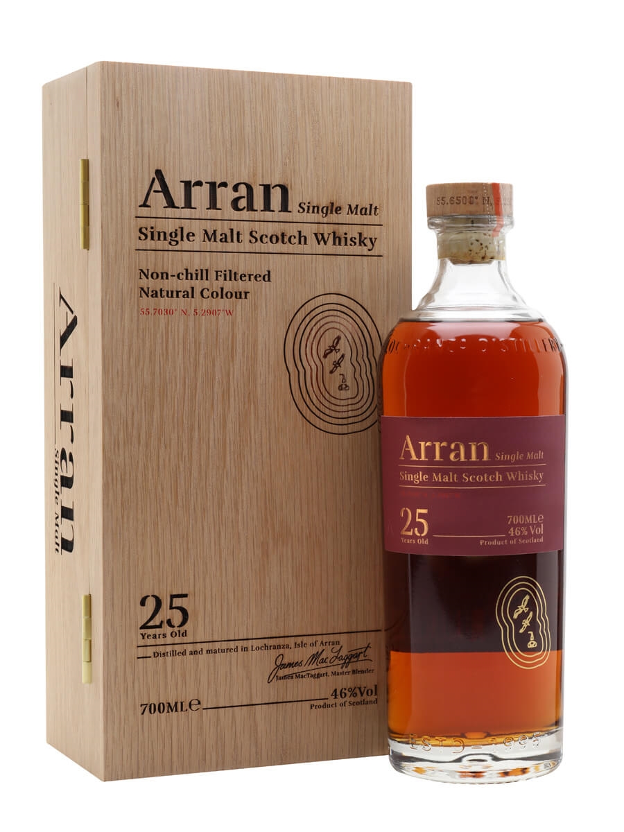 Arran 25 Year Old Single Malt Whisky
