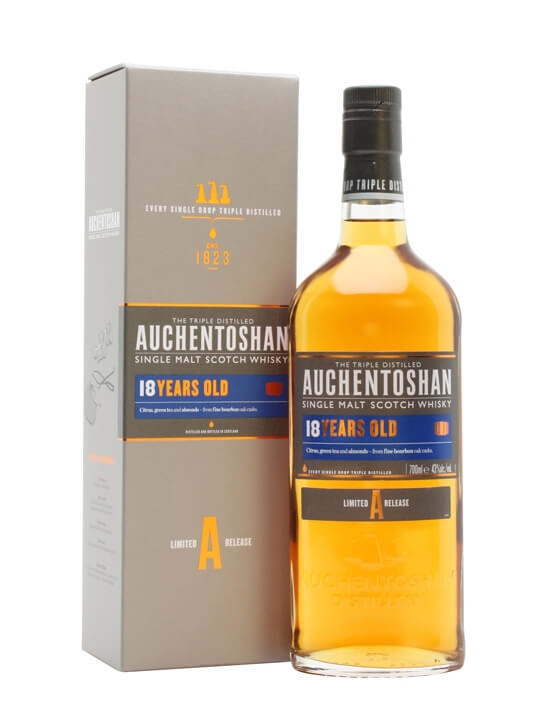 Auchentoshan 18 Year Old Single Malt Whisky Auchentoshan 18 Year Old Single Malt Whisky