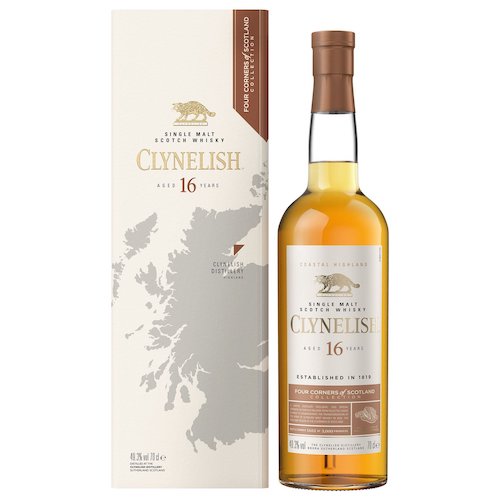 Clynelish 16 Year Old Four Corners of Scotland Single Malt Whisky