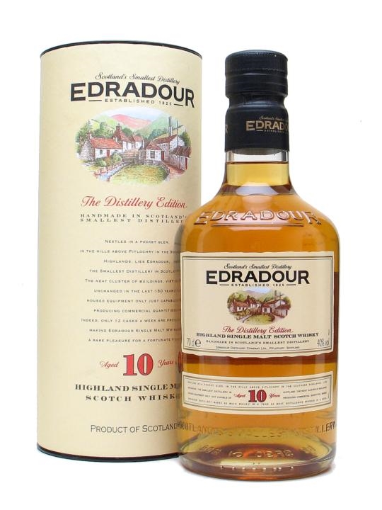 Edradour 10 Year Old Single Malt Whisky