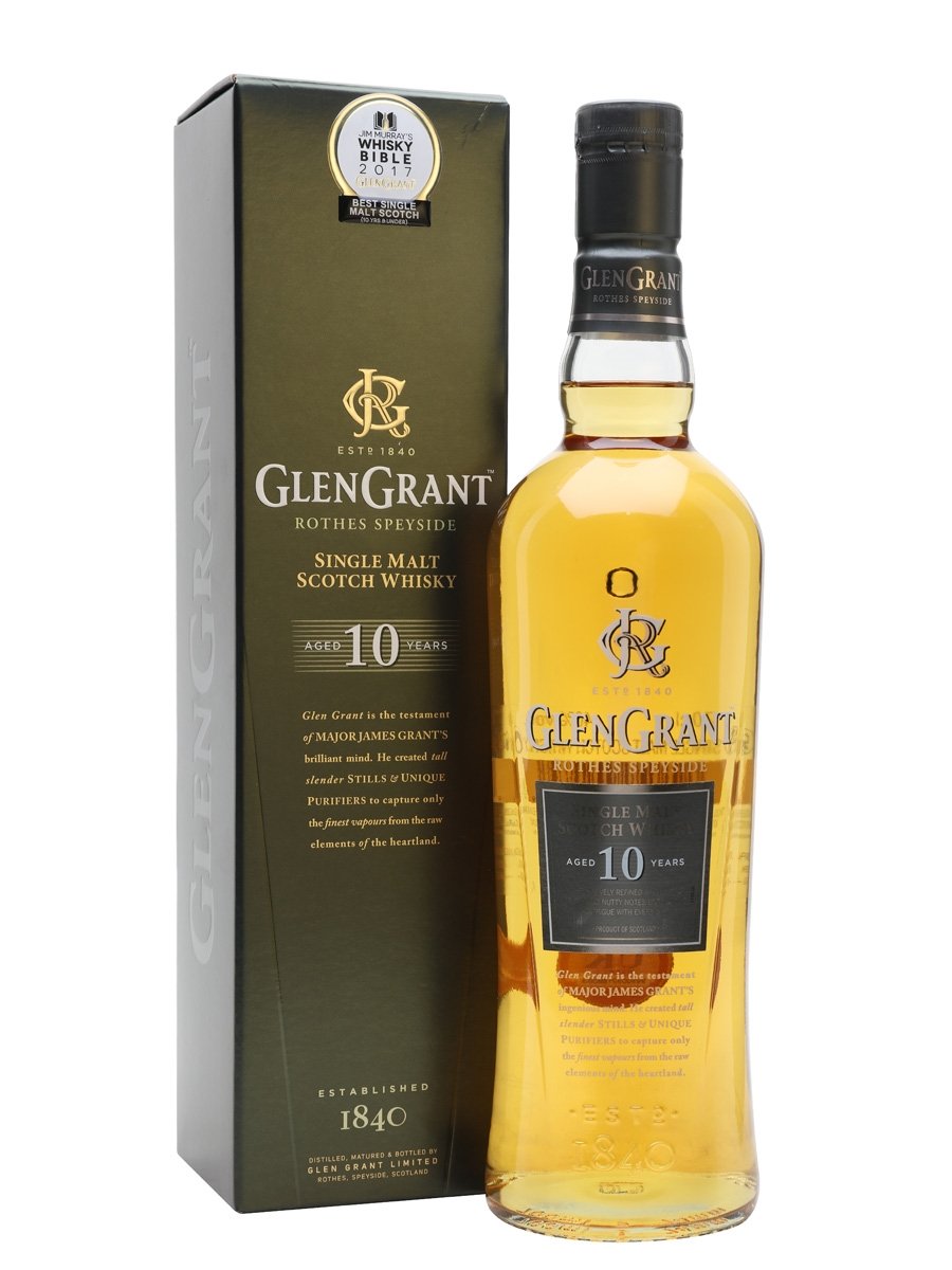 Glen Grant 10 Year Old previous packaging Glen Grant 10 Year Old previous packaging