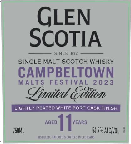 Glen Scotia 11 Year Old Campbeltown Malt Festival 2023