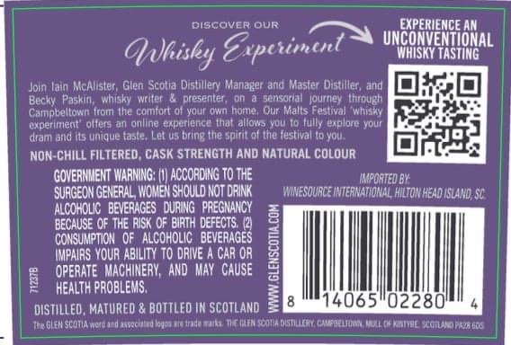 Glen Scotia 11 Year Old Campbeltown Malt Festival Release