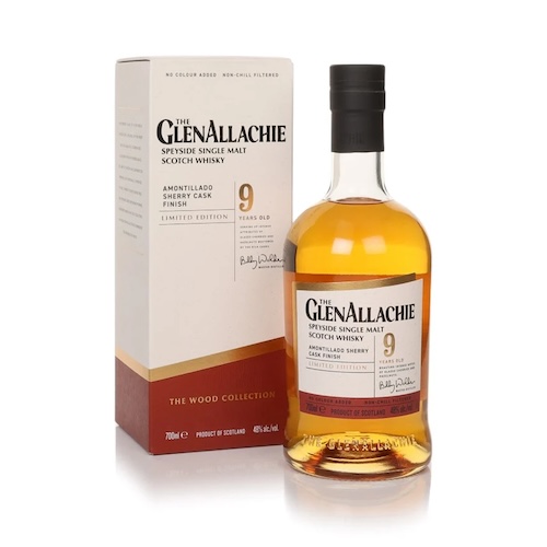 GlenAllachie 9 Year Old Amontillado Sherry Cask Finish Single Malt Whisky