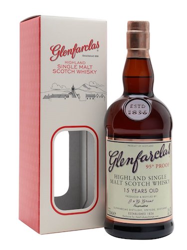 Glenfarclas TWE 95 proof 15 Year Old