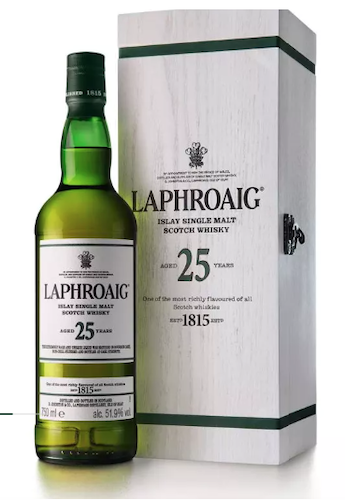 Laphroaig 25 Year Old Cask Strength Single Malt Whisky