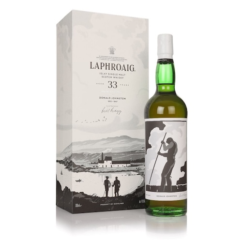 Laphroaig 33 Year Old Strong Characters Donald Johnston Single Malt Whisky