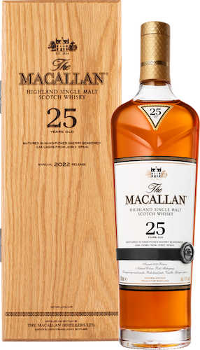 Macallan 25 Year Old 2022 Release Sherry Cask